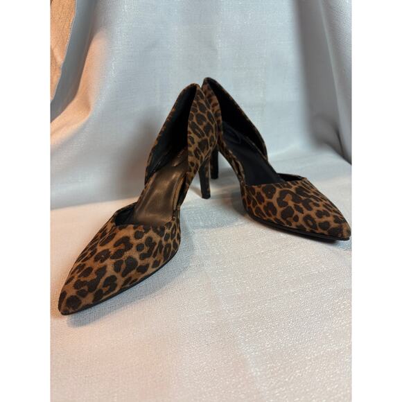 Bandolino Shoes - Leopard Print Pumps by Bandolino Womens size 81/2 d'Orsay Pointed Toe Heels